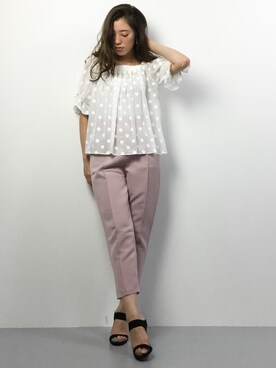 川平沙紀さん（レディース・168cm）の春コーディネート