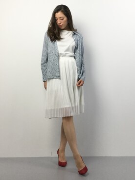 川平沙紀さん(レディース・168cm)の春コーディネート