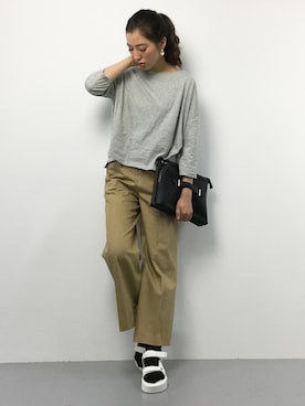 川平沙紀さん(レディース・168cm)の春コーディネート