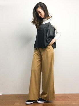 川平沙紀さん(レディース・168cm)の春コーディネート