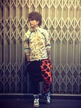 「streetsnap」｜「アイテム（その他アウター）」を使った、Eugene Chenさん（メンズ・175cm）の冬コーディネート