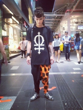 「streetsnap」｜「アイテム（その他シューズ）」を使った、Eugene Chenさん（メンズ・175cm）の冬コーディネート