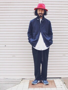「SASQUATCHfabrix.（サスクワァッチファブリックス）のアイテム」を使った、higeさん（メンズ・174cm）の秋コーディネート