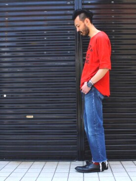 「Levis」｜「アイテム（その他）」を使った、higeさん（メンズ・174cm）の夏コーディネート