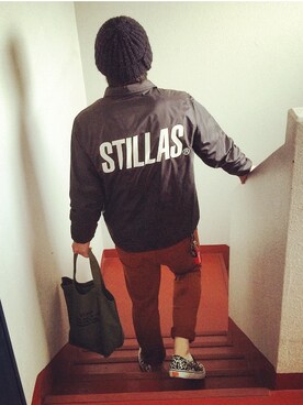 「wtaps」｜「アイテム（その他アウター）」を使った、WWSN9さん（メンズ・179cm）の春コーディネート