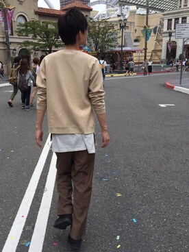 「strum addict（ストラムアディクト）のアイテム」を使った、ルー。さん（メンズ・178cm）の秋コーディネート