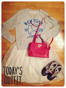 あやか☺︎さん（レディース・155cm）の春コーディネート