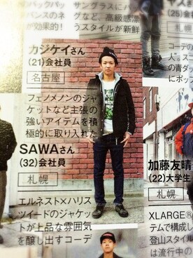 「PHENOMENON（フェノメノン）のアイテム（その他アウター）」を使った、kaj1keiさん（メンズ・175cm）の春コーディネート