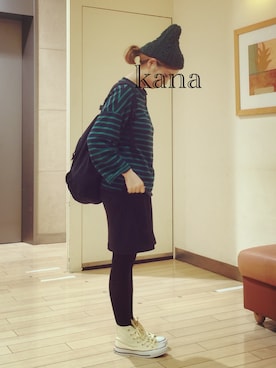 かなこさん（レディース・156cm）の冬コーディネート