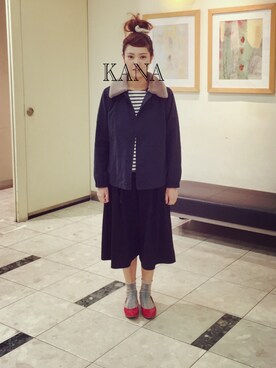 かなこさん（レディース・156cm）の冬コーディネート