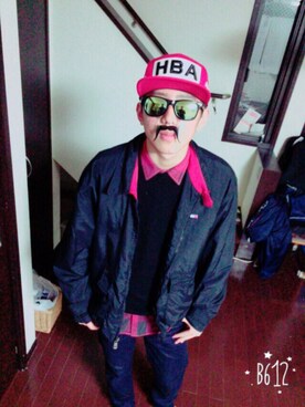 「hba」｜「アイテム（ジャケット/アウター）」を使った、凜さん（メンズ・176cm）の冬コーディネート