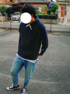 「CONVERSE（コンバース）のCONVERSE コンバース ジャック パーセル / JACK PURCEL（スニーカー）」を使った、1031（Take専属ヘアスタイリスト）さん（メンズ・178cm）の秋コーディネート