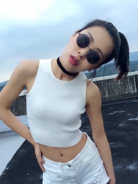 「HU A NG」｜黃懸/BBさん（レディース・175cm）の春コーディネート