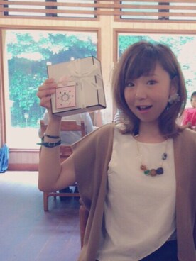 「collex（コレックス）のアイテム（イヤリング）」を使った、ainamecoさん（レディース・155cm）の夏コーディネート