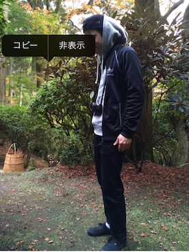 「アイテム（キーホルダー）」を使った、kzkさん（メンズ・170cm）の秋コーディネート