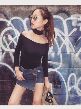 「通販」｜MYUNOさん（レディース・158cm）の春コーディネート