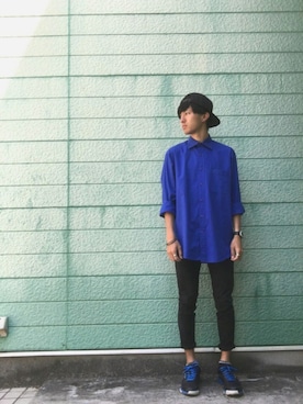 「CECIL McBEE（セシルマクビー）のアイテム（アナログ腕時計）」を使った、RYONCHYさん（メンズ・169cm）の春コーディネート