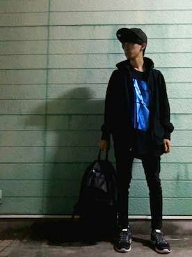 「CECIL McBEE（セシルマクビー）のアイテム（アナログ腕時計）」を使った、RYONCHYさん（メンズ・169cm）の春コーディネート