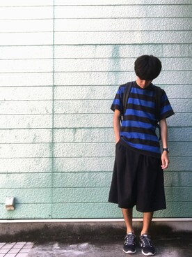 「CECIL McBEE（セシルマクビー）のアイテム（アナログ腕時計）」を使った、RYONCHYさん（メンズ・169cm）の夏コーディネート