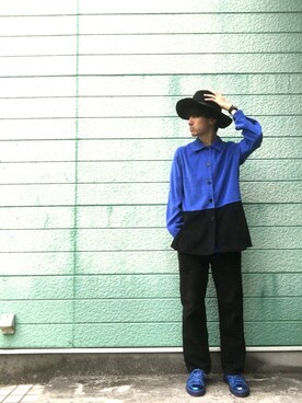 「CECIL McBEE（セシルマクビー）のアイテム（アナログ腕時計）」を使った、RYONCHYさん（メンズ・169cm）の夏コーディネート