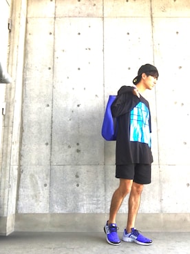 「CECIL McBEE（セシルマクビー）のアイテム（アナログ腕時計）」を使った、RYONCHYさん（メンズ・169cm）の夏コーディネート