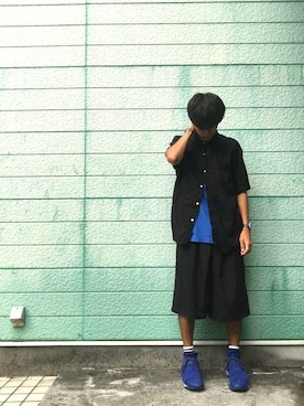 「CECIL McBEE（セシルマクビー）のアイテム（アナログ腕時計）」を使った、RYONCHYさん（メンズ・169cm）の夏コーディネート