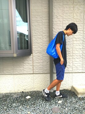 「CECIL McBEE（セシルマクビー）のアイテム（アナログ腕時計）」を使った、RYONCHYさん（メンズ・169cm）の夏コーディネート