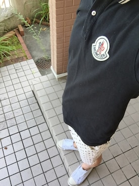 「アイテム（アナログ腕時計、ピンク系）」を使った、michi-michiさん（メンズ・165cm）の夏コーディネート