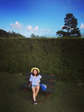 「holiday」｜「アイテム（その他トップス）」を使った、树小树树さん（レディース・160cm）の夏コーディネート