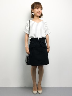 「Burner（バーナー）のアイテム」を使った、saya☺︎さん（レディース・149cm）の夏コーディネート