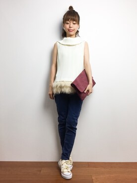 「Viflan（ヴィフラン）のアイテム」を使った、saya☺︎さん（レディース・149cm）の夏コーディネート