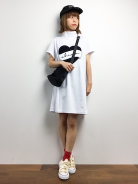 「L.H.P（エルエイチピー）のアイテム（ワンピース/ドレス）」を使った、saya☺︎さん（レディース・149cm）の夏コーディネート