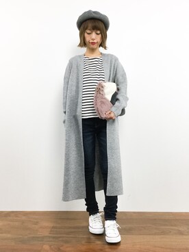 「Settimissimo（セッティミッシモ）のアイテム（バッグ）」を使った、saya☺︎さん（レディース・149cm）の秋コーディネート