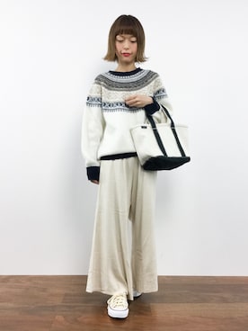 「more than words（モアザンワーズ）のアイテム」を使った、saya☺︎さん（レディース・149cm）の秋コーディネート