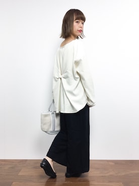 「CLEARIMPRESSION （クリアインプレッション）のアイテム（バッグ）」を使った、saya☺︎さん（レディース・149cm）の秋コーディネート