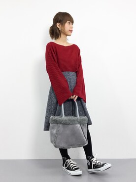 saya☺︎さん（レディース・149cm）の冬コーディネート