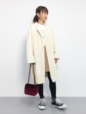 saya☺︎さん（レディース・149cm）の冬コーディネート