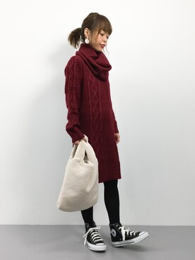 saya☺︎さん（レディース・149cm）の冬コーディネート