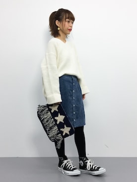 saya☺︎さん（レディース・149cm）の冬コーディネート