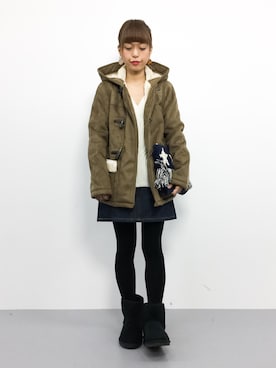saya☺︎さん（レディース・149cm）の冬コーディネート