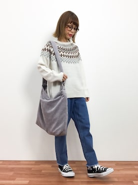 saya☺︎さん(レディース・149cm)の冬コーディネート