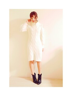 「オープンショルダー」｜「アイテム（その他シューズ）」を使った、まりまりさん（レディース・162cm）の秋コーディネート