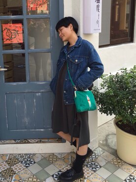 「zakka w（zakka w）のアイテム」を使った、奶さん（レディース・160cm）の冬コーディネート