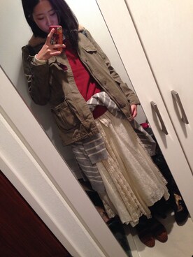 ゆーみんさん(レディース・172cm)の秋コーディネート