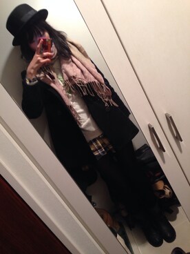 ゆーみんさん（レディース・172cm）の冬コーディネート