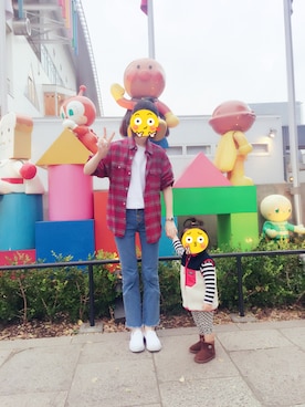 「MIKI HOUSE（ミキハウス）のアイテム（ブーツ）」を使った、vlenさん（レディース・165cm）の秋コーディネート