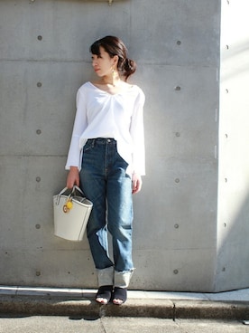JOURNAL STANDARD 本社スタッフBさん(レディース・160cm)の冬コーディネート