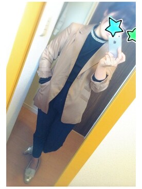 「アイテム（ピアス（片耳用））」を使った、Mei さん（レディース・158cm・30代）の秋コーディネート