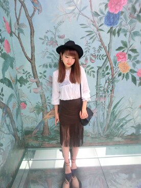 YURA酱酱酱さん（レディース・164cm）の秋コーディネート