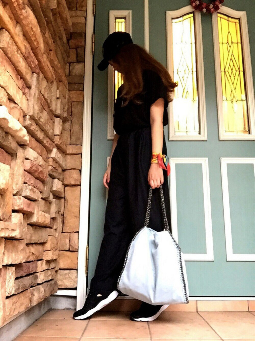 coquiiiilleさんの「Stella McCartney The Falabella faux brushed-leather shoulder bag（STELLA McCARTNEY）」を使ったコーディネート